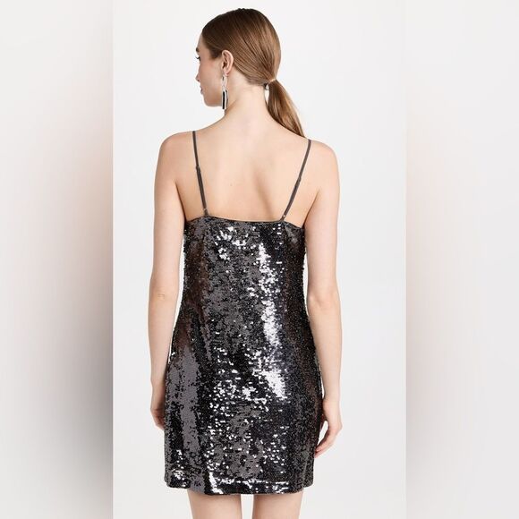 NWT! L’AGENCE Nyla Cowl Neck Mini Slip Dress SIZE 10 - Picture 2 of 12